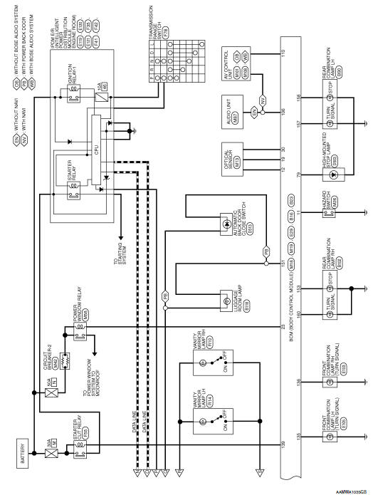 Nissan Rogue Service Manual  Wiring Diagram