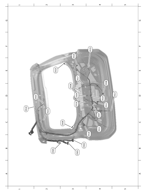 Back door harness