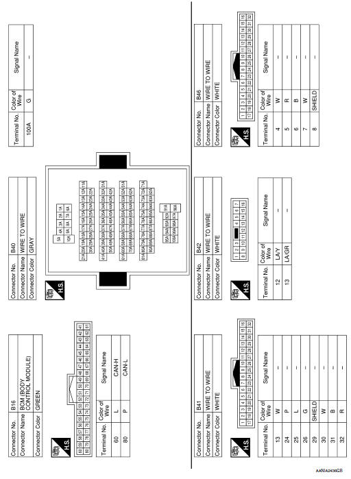 Nissan Rogue Service Manual  Wiring Diagram