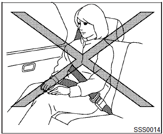 Precautions on seat belt usage