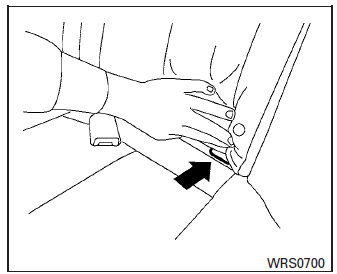 LATCH lower anchor location