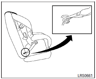 LATCH webbing-mounted attachment