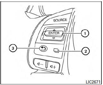 How to use the vehicle information display