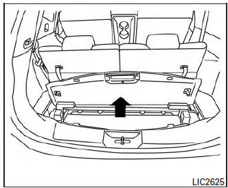 Cargo area storage bin (if so equipped)