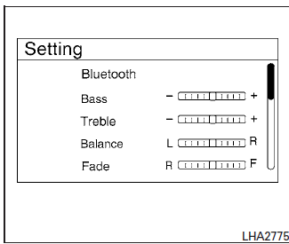 Connecting Bluetooth® audio