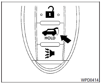 Releasing the rear liftgate (if so equipped)