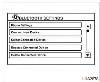 Bluetooth® settings