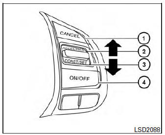 Precautions on cruise control 