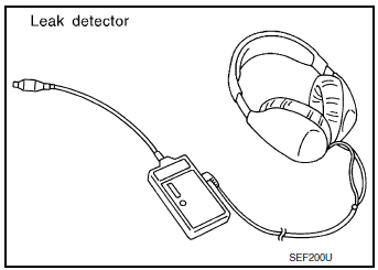 Evap leak check