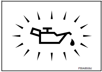 Check oil pressure warning lamp