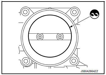 Check electric throttle control actuator visuall