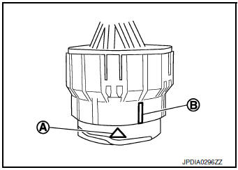 Removal and installation procedure for cvt unit connector