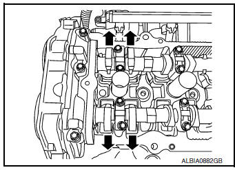 Camshaft valve clearance