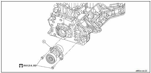 Removal and installation of drive belt auto-tensioner