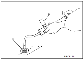 Checking cooling system for leaks