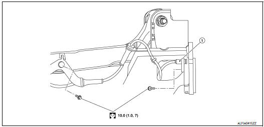 Rear wheel sensor : exploded view