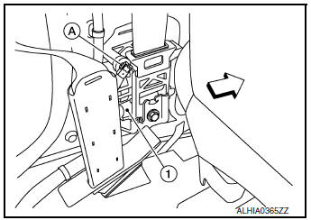 Seat belt retractor : removal and installation