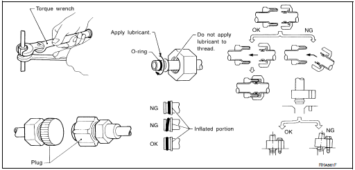 Refrigerant connection