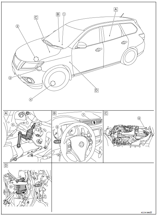 Nissan Rogue Service Manual: System description - Halogen headlamp ...