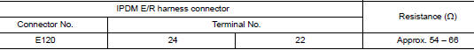 Check harness for open circuit