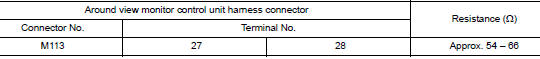 Check harness for open circuit