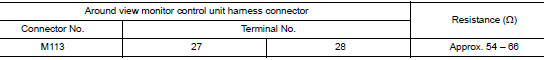 Check harness for open circuit