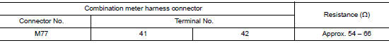 Check harness for open circuit