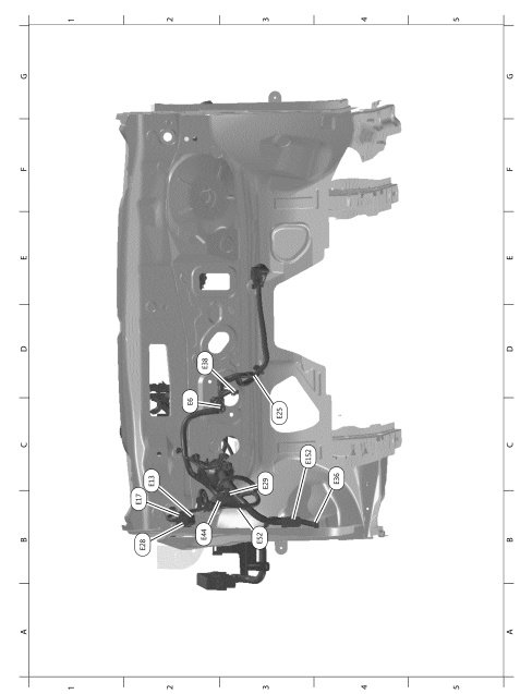 Engine room harness (passenger compartment)