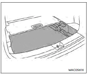 Nissan Rogue. Storage