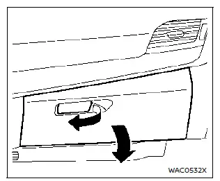 Nissan Rogue. Storage