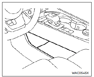 Nissan Rogue. Storage