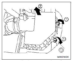 Nissan Rogue air cleaner