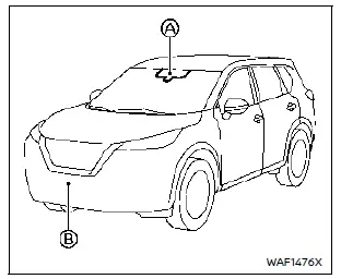 Nissan Rogue. Automatic Emergency Braking (AEB) with Pedestrian Detection system
