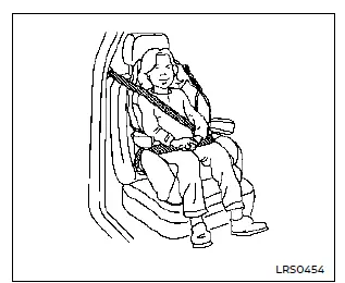 Nissan Rogue. Child restraints