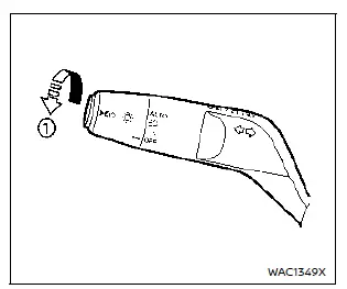 Nissan Rogue. Headlight and turn signal switch
