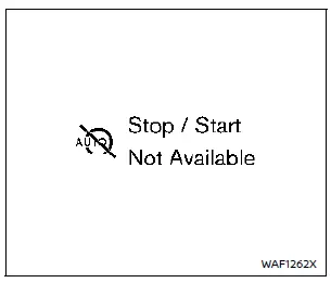 Nissan Rogue. Idling Stop System