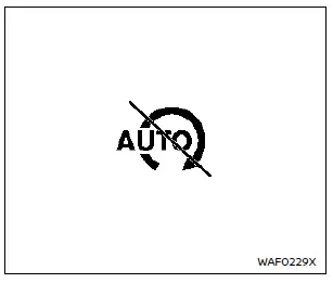 Nissan Rogue. Idling Stop System