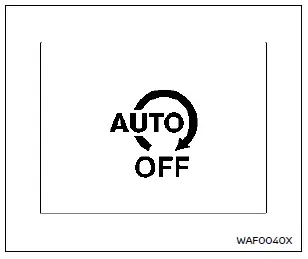 Nissan Rogue. Idling Stop System