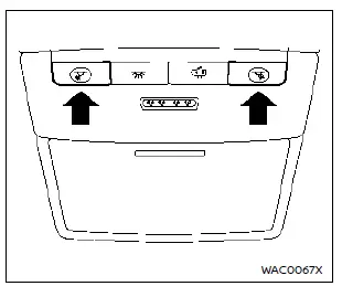 Nissan Rogue map lights