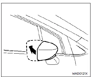 Nissan Rogue. Mirrors