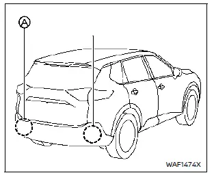 Nissan Rogue. Rear Cross Traffic Alert (RCTA)
