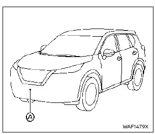 Nissan Rogue. Intelligent Forward Collision Warning (I-FCW)