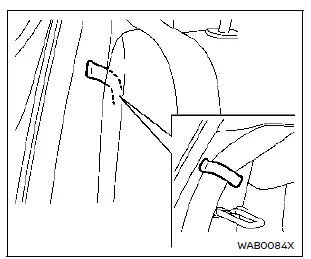 Nissan Rogue. Seat belts