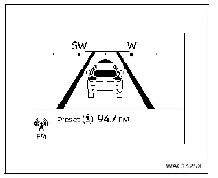 Nissan Rogue. Trip computer