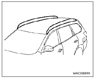 Nissan Rogue roof rack Type A