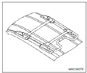 Nissan Rogue roof rack Type B