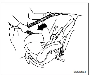 Nissan Rogue. Child restraints