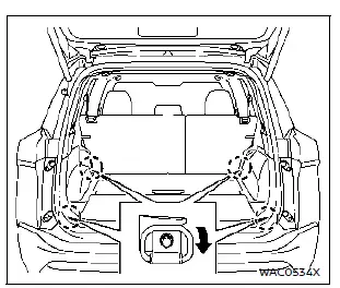 Nissan Rogue. Securing the load