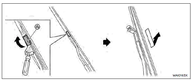 Nissan Rogue wiper blade replacement