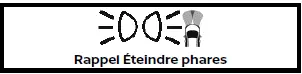 Rappel: éteindre les phares (Nissan Rogue)